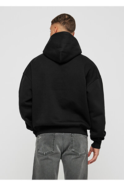 CMZ COLLECTİON Erkek SİYAH Basic Premium Model Fermuarlı Hırka