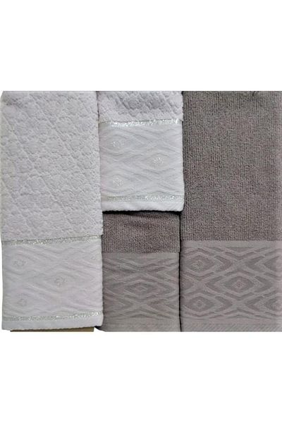 TEKSTİLDENİZİ Good Night Istanbul Bath-Hamam Set Monarch Powder-Brown