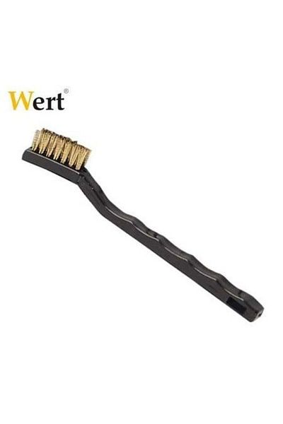 WERT فرشاة سلكية بمقبض بلاستيكي