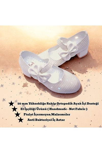 BEEBRON Orthopedic Heels Kimildasher Children Shoes Shining Series Abiayk2401