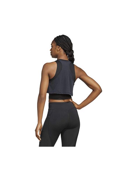 adidas Cool Int. Women's Black Round Neck Tank Top