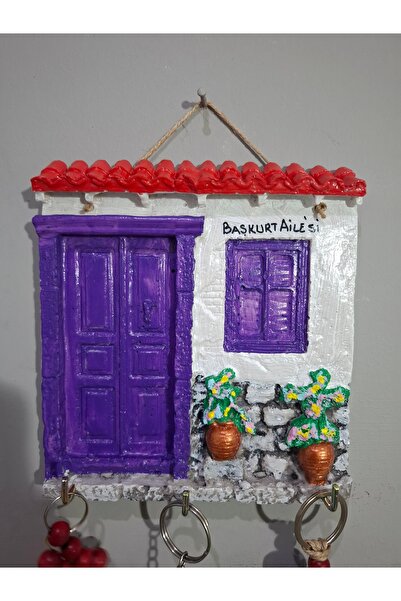 TÜRKÜ HEDİYELİK İsim yazılanilr Duvar Askılı Anahtarlık - Ev Hediyesi - Dekor...