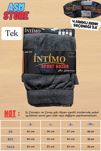 intimo Cotton Combed Men's Boxers