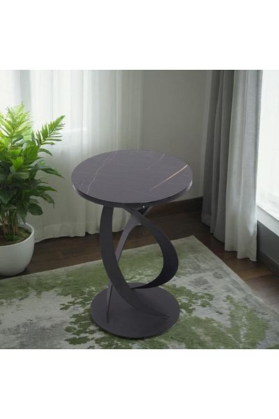 Ebticar Black marble replacement table