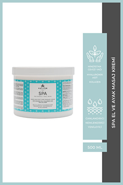 Kallos Cosmetics Spa 500ml Hindistan Cevizi Yağı, Hyaluronik Asit Ve Kolajen ...