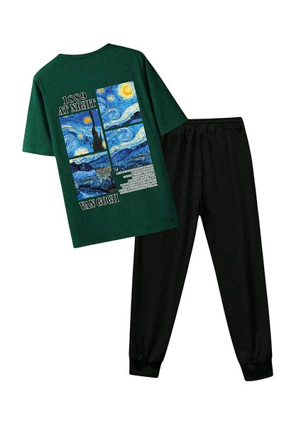 uyguntarz Σετ αθλητικών φόρμων Unisex Vangogh