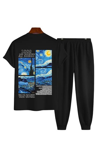 uyguntarz Σετ αθλητικών φόρμων Unisex Vangogh