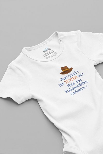 Overoz Organic 100% Cotton, Baby Bodysuit and Snap Bodysuit 5907-B