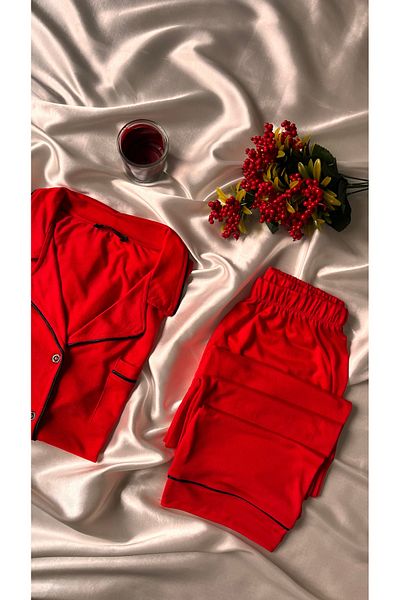 beshineunderwear Star Combed Cotton Pajama Set