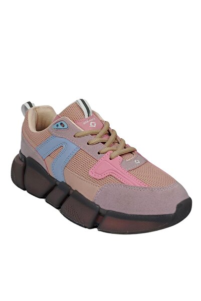 SOLAZER Kadın Pudra Mavi Sneaker Günlük Spor Ayakkabı 027