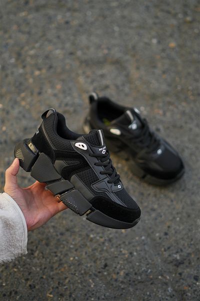 SOLAZER Pantofi negri - Pantofi sport casual pentru femei 027