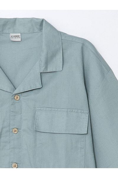 LC Waikiki Linen Blended Boy's Shirt