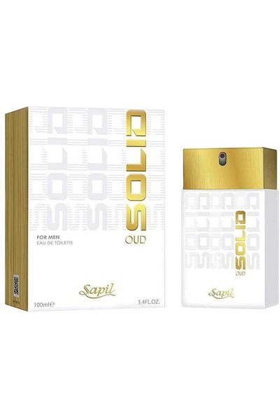sapil عطر سابيل سوليد عود أو دي تواليت للرجال، 100 مل