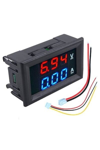 Genel Markalar Dijital Voltmetre Dijital Ampermetre Dual Dc 0-100v 10a