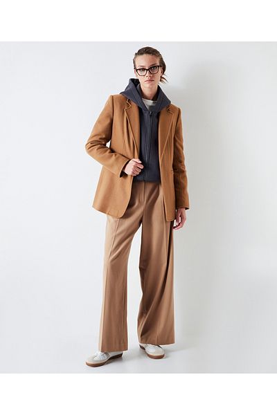 İpekyol Stamped Mono Collar Blazer