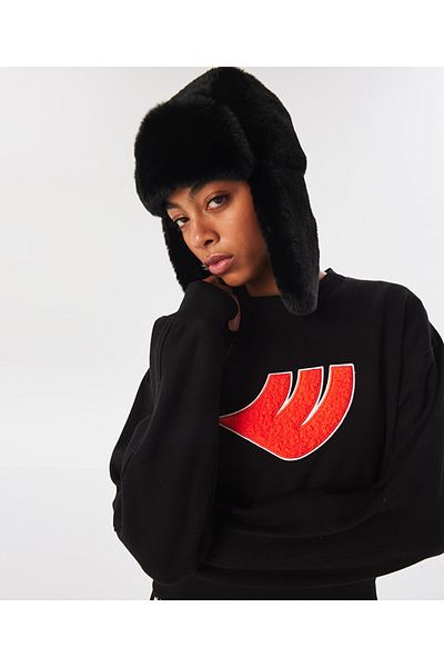 Twist Embroidery Detailed Sweatshirt