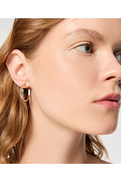 Twist Colorful Double Earrings Set