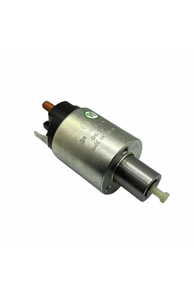 ZM 12V Starter Solenoid - Delco Type, Body 51 Mm, 3 Holes, Short Piston, Plug Right