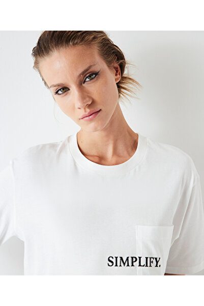 İpekyol T-Shirt - Slogan Printed