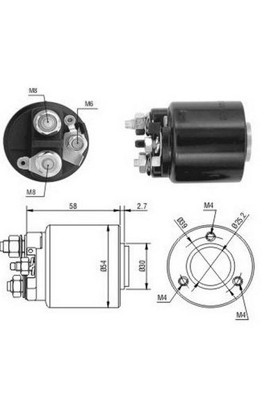 ZM 12V Auto Valeo Type Starter Vale M6 Right Side Price Albea/Marea-Mercedes Sprinter/Vito-Opel Astra