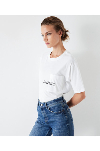 İpekyol T-Shirt - Slogan Printed