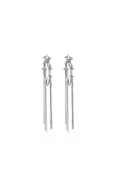 Twist Metal Dangle Earrings
