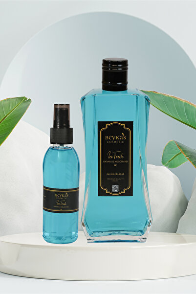 Beykas Cosmetic Okyanus Kolonyası 250 ml. İtalyan Cam Şişe Sprey Kolonya Hedi...