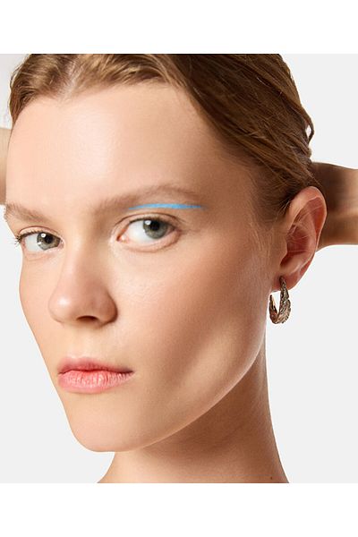 Twist Metal Hoop and Earring Set