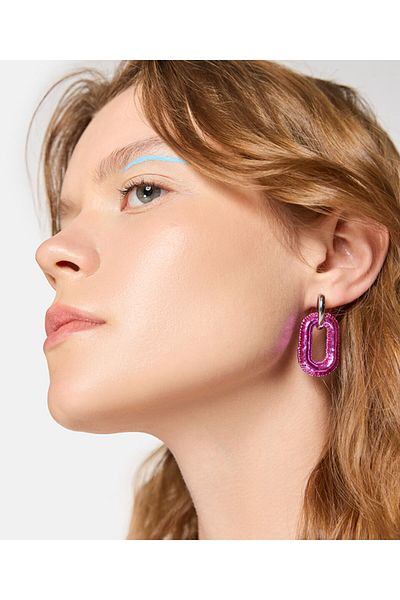 Twist Metal Earring