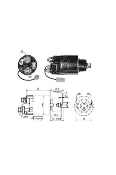 ZM 12v Starter Automatic Suzuki Carry