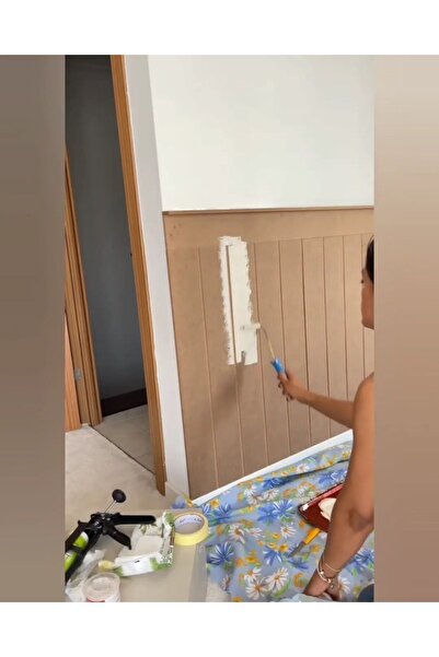 trendkonsept Dekoratif, Duvar Çıtası, Ahşap Duvar Paneli, Boyanabilir, 4mm Ham Mdf, 36x102 (1 ADET)