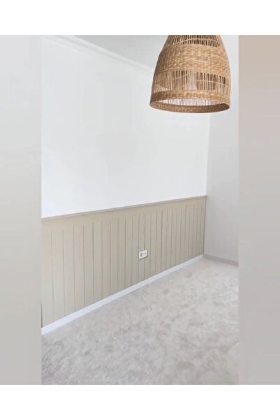 trendkonsept Dekoratif, Duvar Çıtası, Ahşap Duvar Paneli, Boyanabilir, 4mm Ham Mdf, 36x102 (1 ADET)