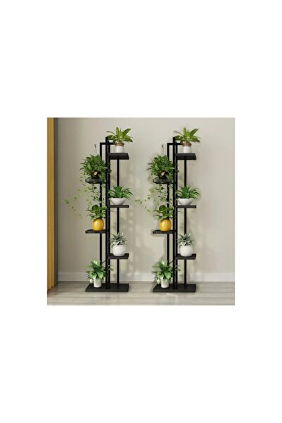 Genel Markalar Adımshops, Çiçeklik, 6 Bölmeli Raf, Metal Çerçeveli Dikey Çiçeklik