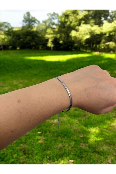 Miyoste Women's Silver Color Steel Bracelet