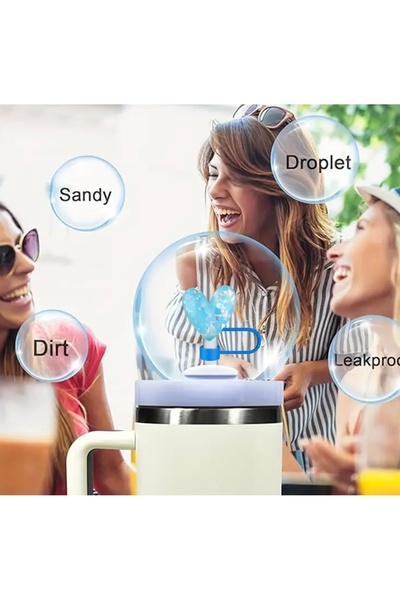 arredamento 1 Adet 10mm Pipet Tıpası Kalpli Renkli Pipet Kapağı Quencher Pipet Tıpa