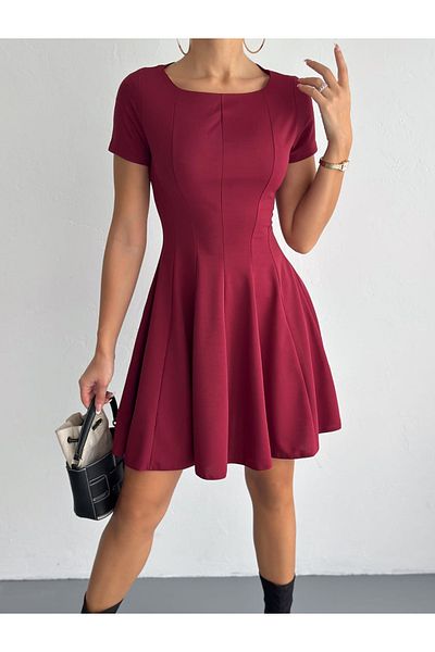 sportiness Dabil Fabric Goddeli Zippered Bell Dress