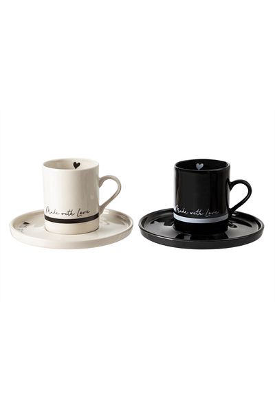 Mudo Home LOVE COFFEE CUP SET OF 2