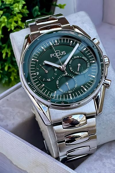 Focus New Season Steel Cord Men's Wristwatch Bracelet with Gift Father's Day Gift