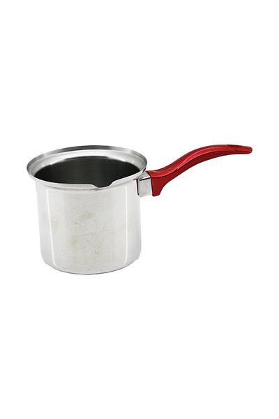 FRD GROUP NO-6 قهوة ستانلس ستيل بمقبض أحمر (5235)