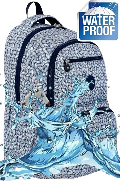 Uniquetrenders Унісекс розкішний ноутбук з візерунком 4 відділення водонепроникний щоденний шкільна сумка і рюкзак