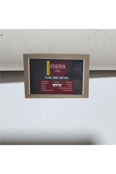 Bordosanat Cobain 100 Pieces Canvas Cloth Smooth Cut 25X35Cm 225Gr Primed for Acrylic Paint Oil Painting