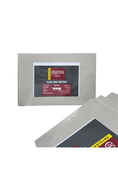Bordosanat Cobain 100 Pieces Canvas Cloth Smooth Cut 25X35Cm 225Gr Primed for Acrylic Paint Oil Painting