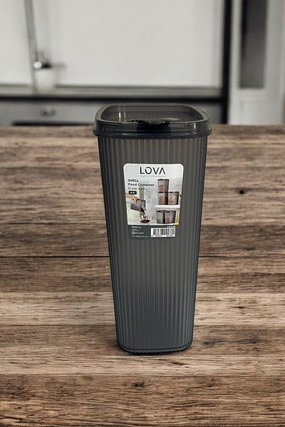 Hesaplı Kasa Food Container 4 Lt - Anthracite, Large Size Storage Container