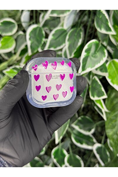 Store APPLE AİRPODS 4. NESİL MİNİK KALP DESENLİ SİLİKON KILIF