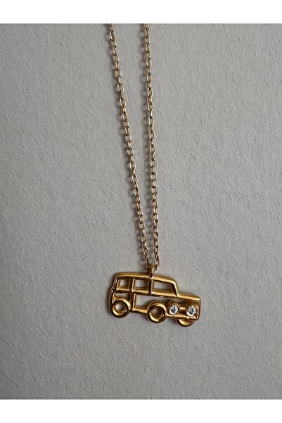 TOM.CO. JEWELRY DESIGN Arabalı Gümüş Çocuk Kolye Araba Kolye Çocuk Kolyesi Büyülü Dünya Koleksiyonu