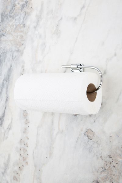 MultiStore Mini Series Chrome Paper Roll Towel Holder, Napkin Holder, Bathroom and Kitchen Hanger