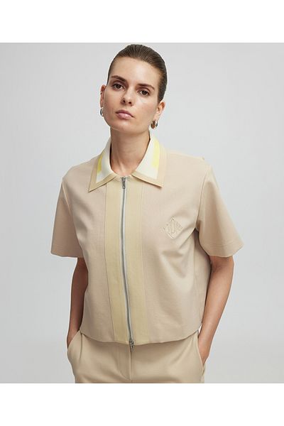 İpekyol Fabric Mix Zipper Shirt