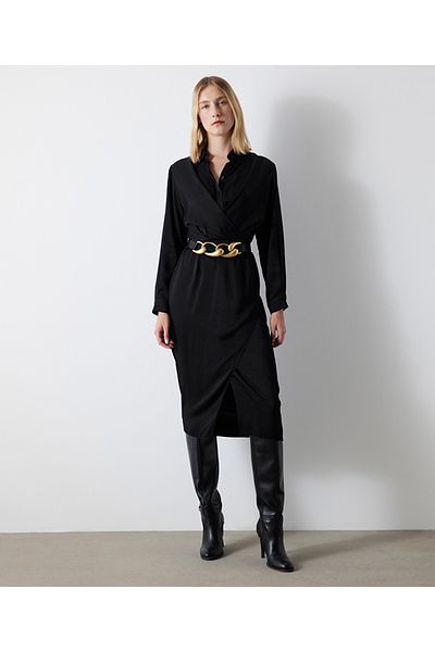 İpekyol Draped satin dress