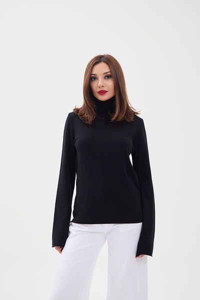 Kokosh moda 4214 Tricotaj Unii Pescar Casual-negru