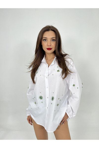 Modayakamoz Cămașă albă model 6811